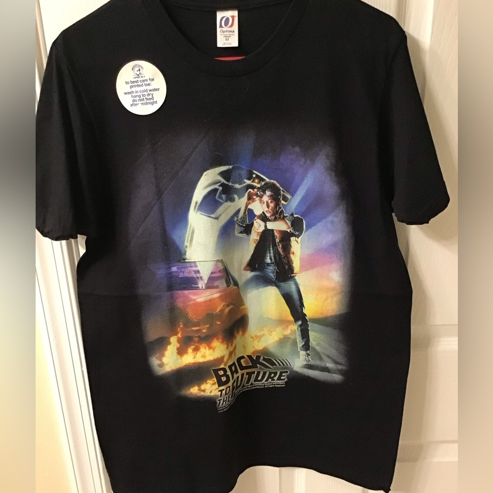 Vintage Y2K Back to the Future Tee M Deadstock w/Tags